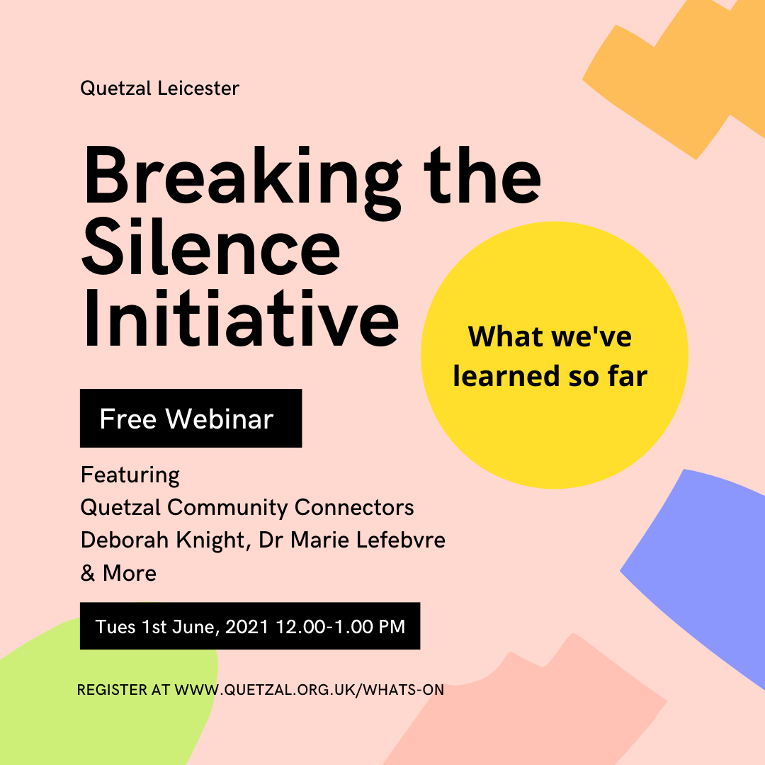 Volunteer’s Week Webinar: Breaking the Silence – What We’ve Learnt So Far