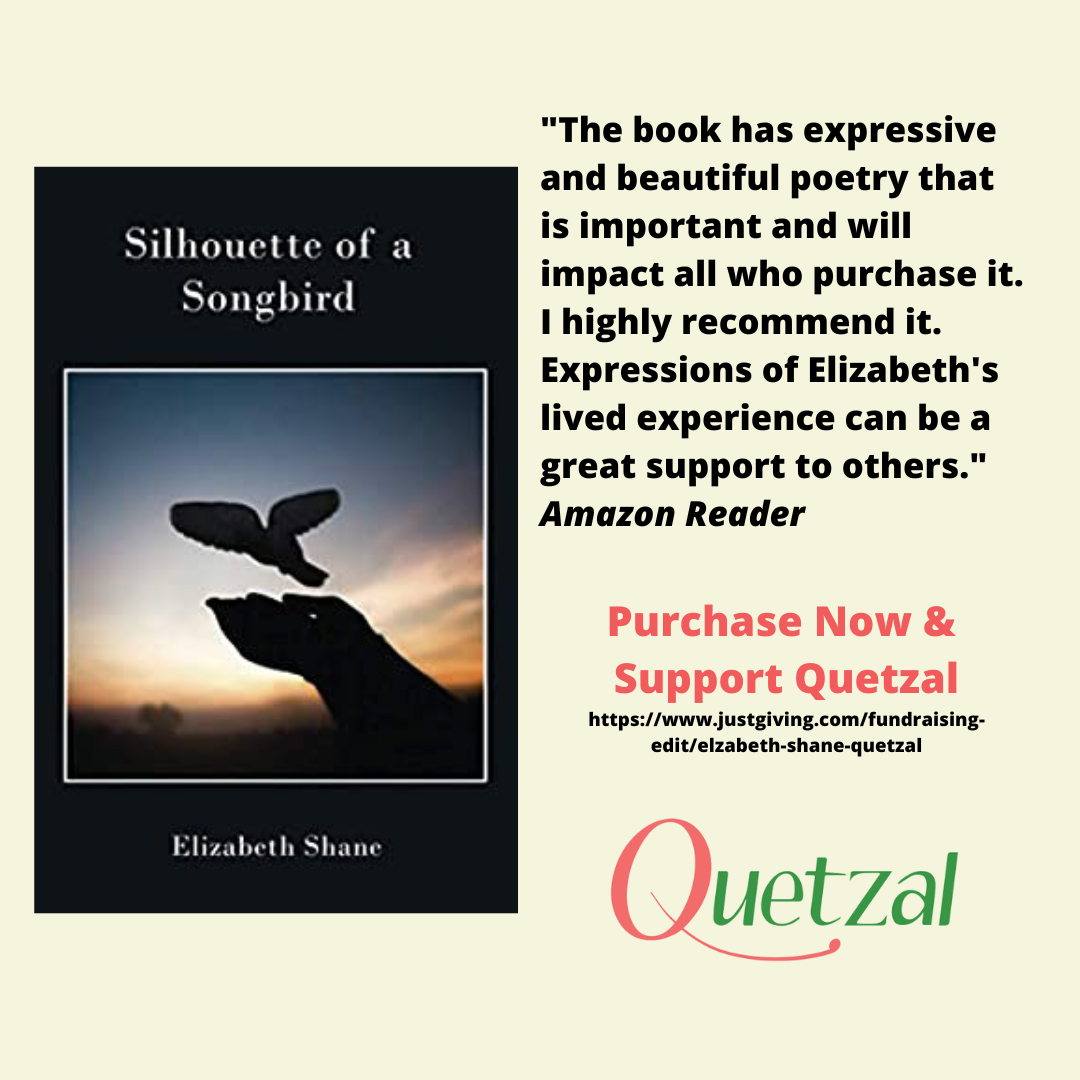 Purchase Silhouette of a Song Bird Poetry Book & Support Quetzal
