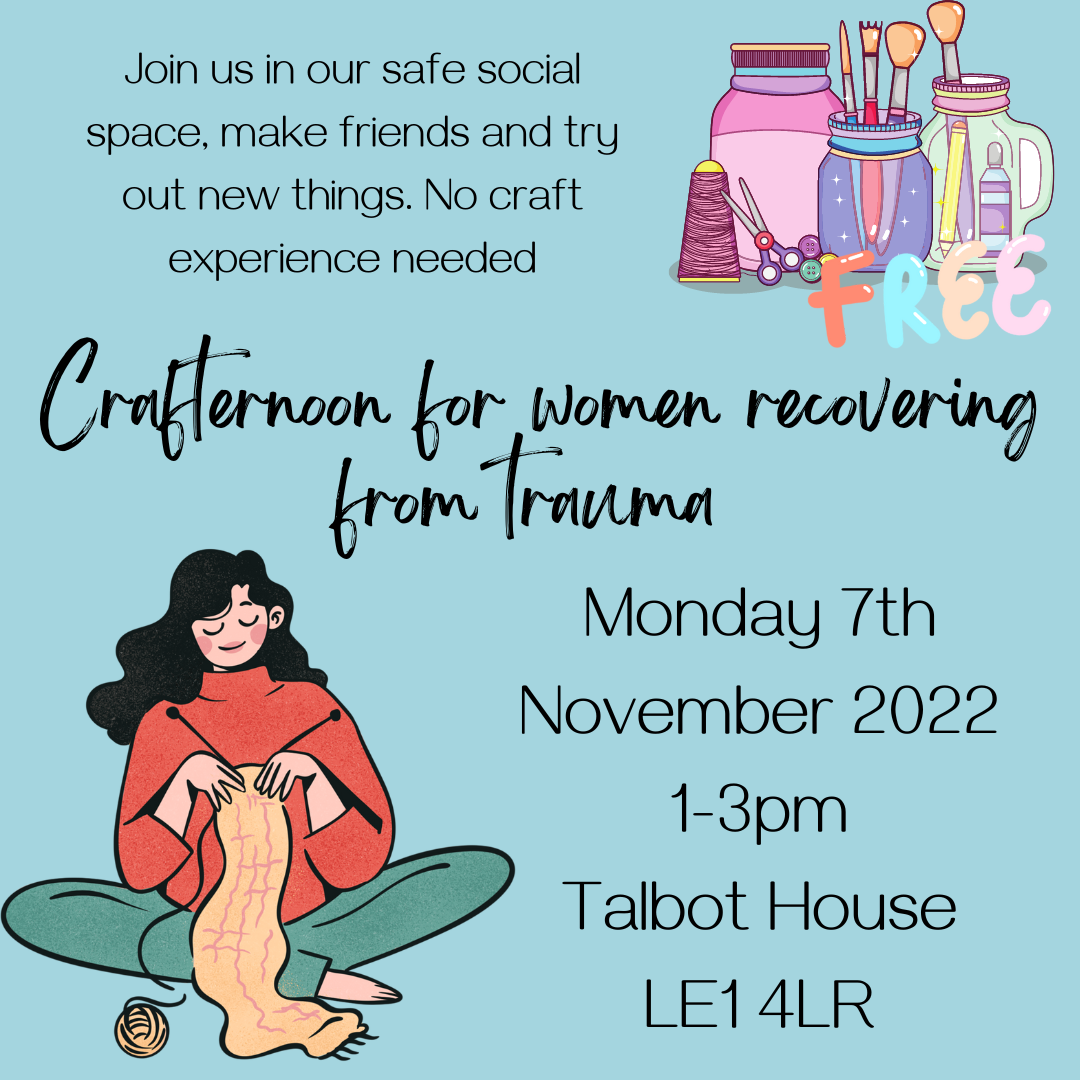 Crafternoon for women recovering from trauma