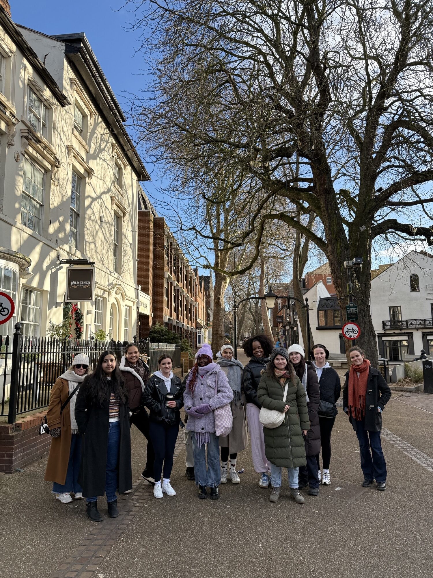 group of girls from Girls Who Walk Leic