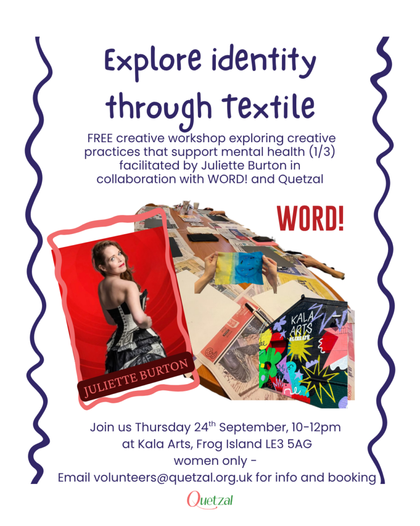 Explore Identity through Textile - creative workshop event details