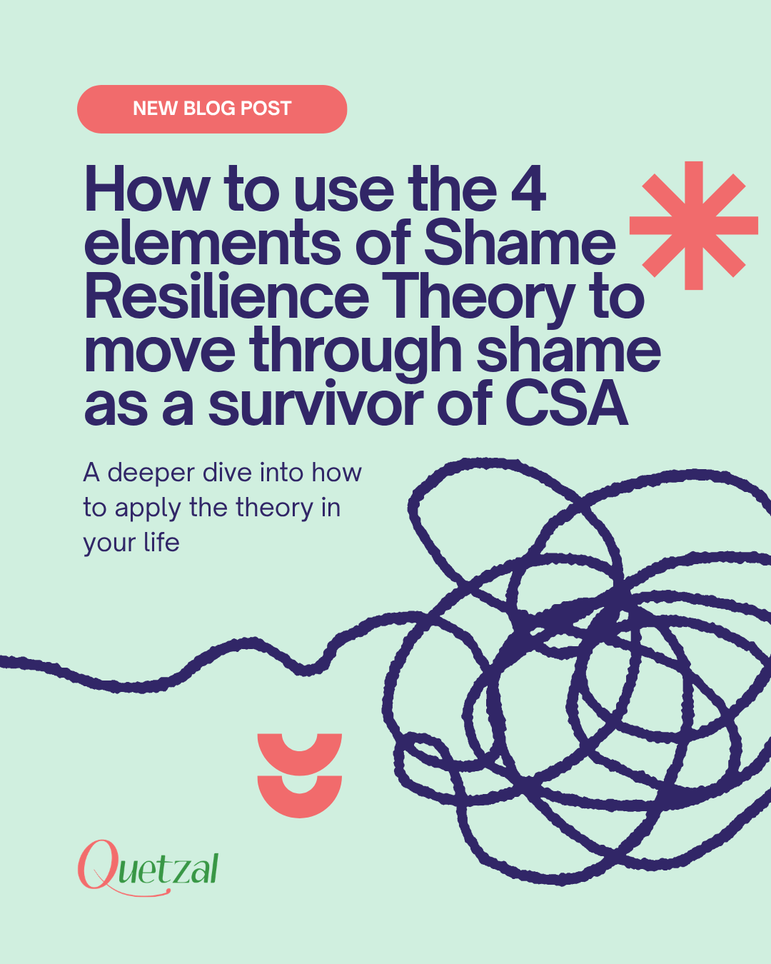 How to use the 4 elements of Shame Resilience Theory to move through shame as a survivor of CSA
